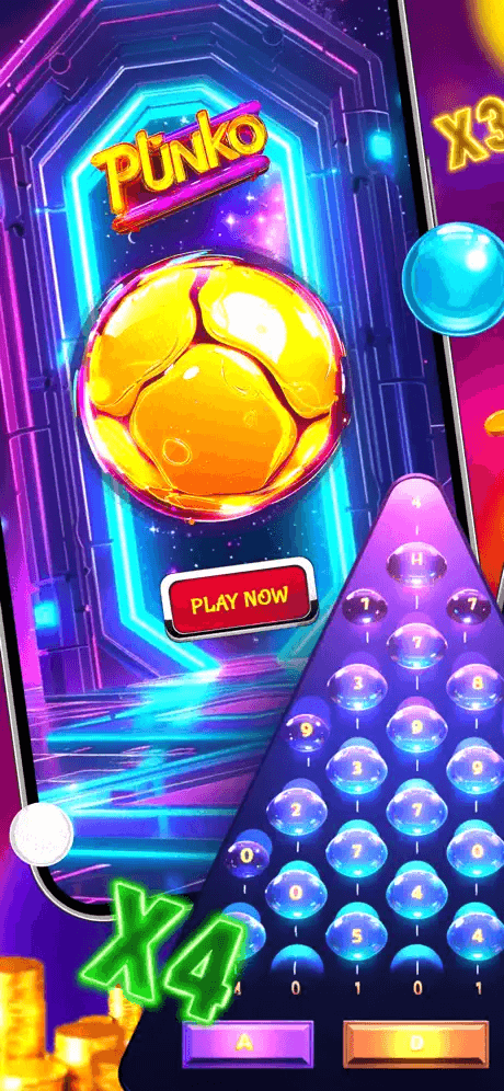 Plinko Ball Amonbet Screenshot