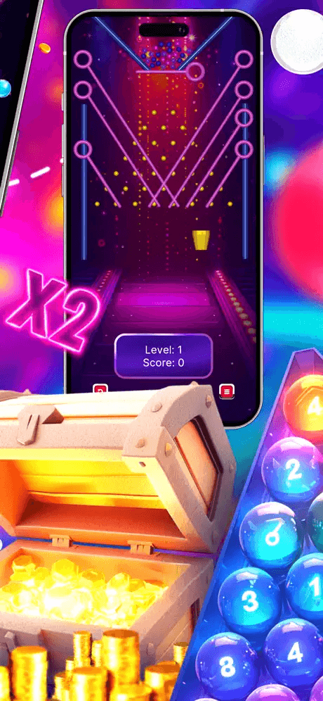 Plinko Ball Amonbet Screenshot